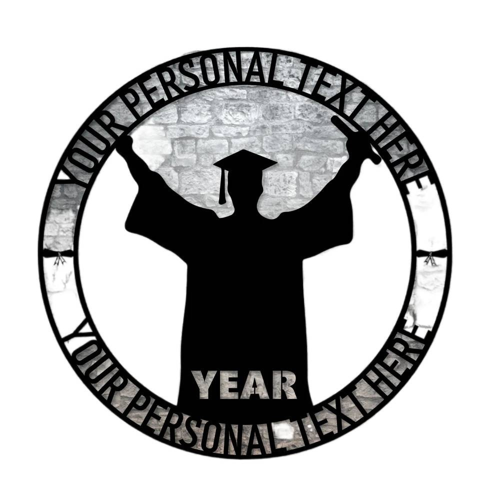 Graduation Season Wall Metal Signs Graduates Wall Decoration Gifts