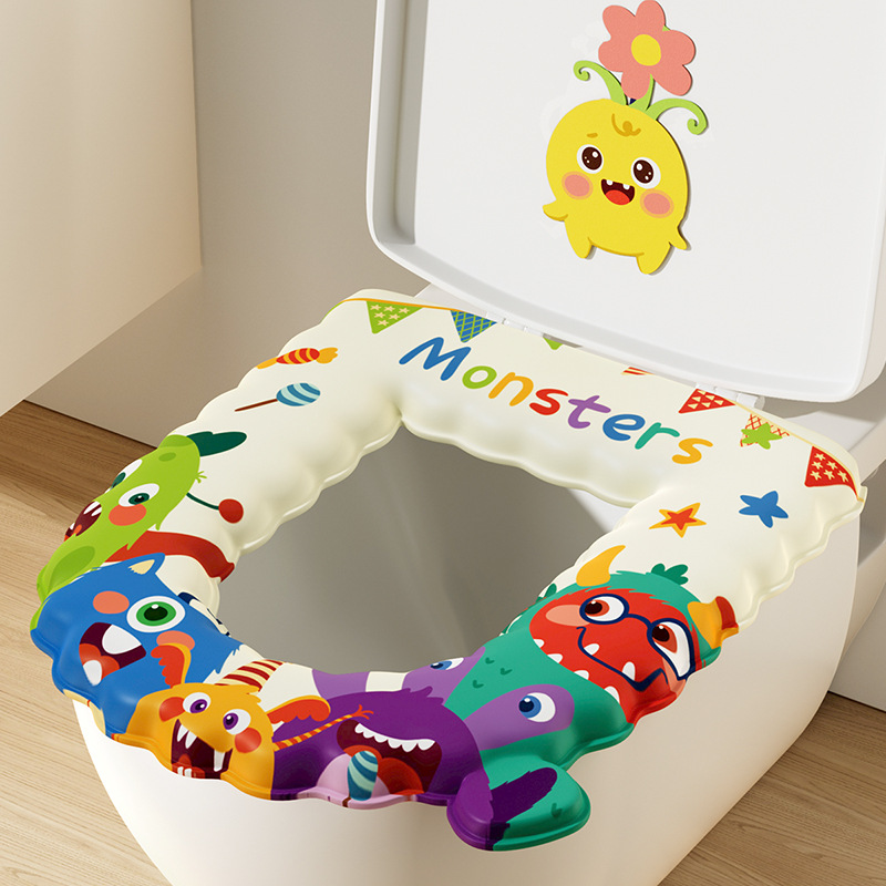 Накладка на туалетное сиденье, клеевая накладка, универсальная водонепроницаемая накладка, адсорбция для домашнего туалета, накладка для мытья туалета, выход на улицу