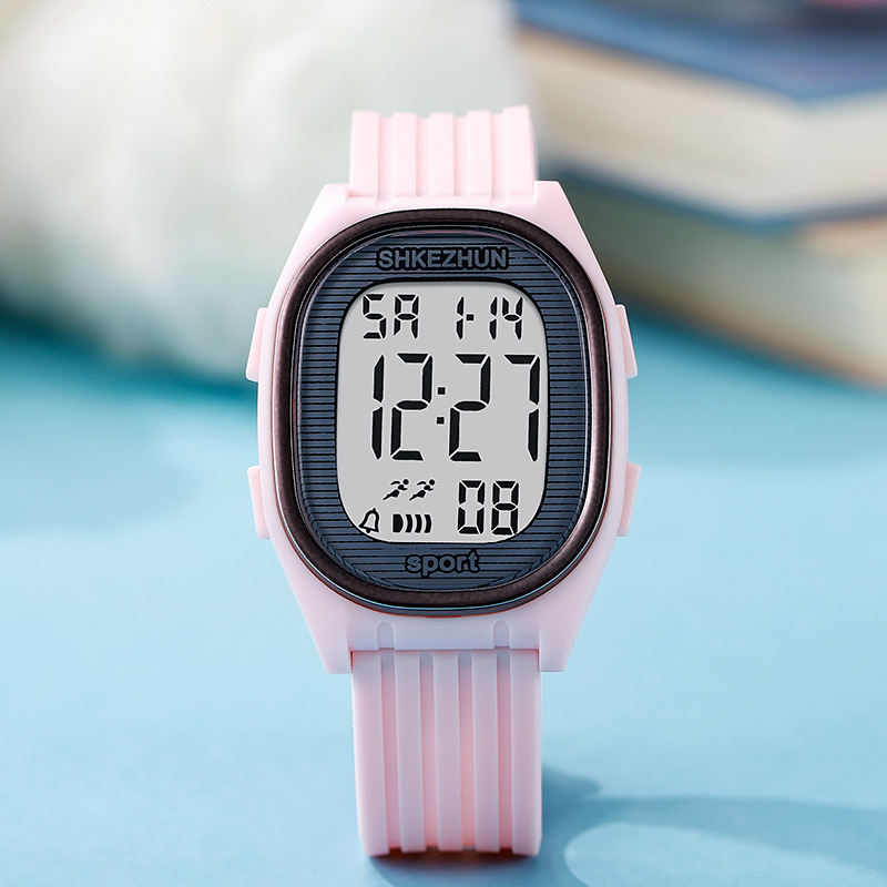 Cross-Border New Product High-Looking Electronic Watch Student Model Multi-Function Alarm Clock Luminous Watch Outdoor Electronic Watch Wholesale