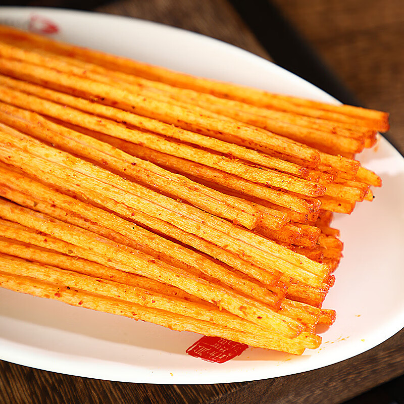 [Lightning Warehouse] Li Xingbang Vegetarian Beef Spicy Strips Nostalgic Snacks Chongqing Style Spicy 16G/Bag Spicy