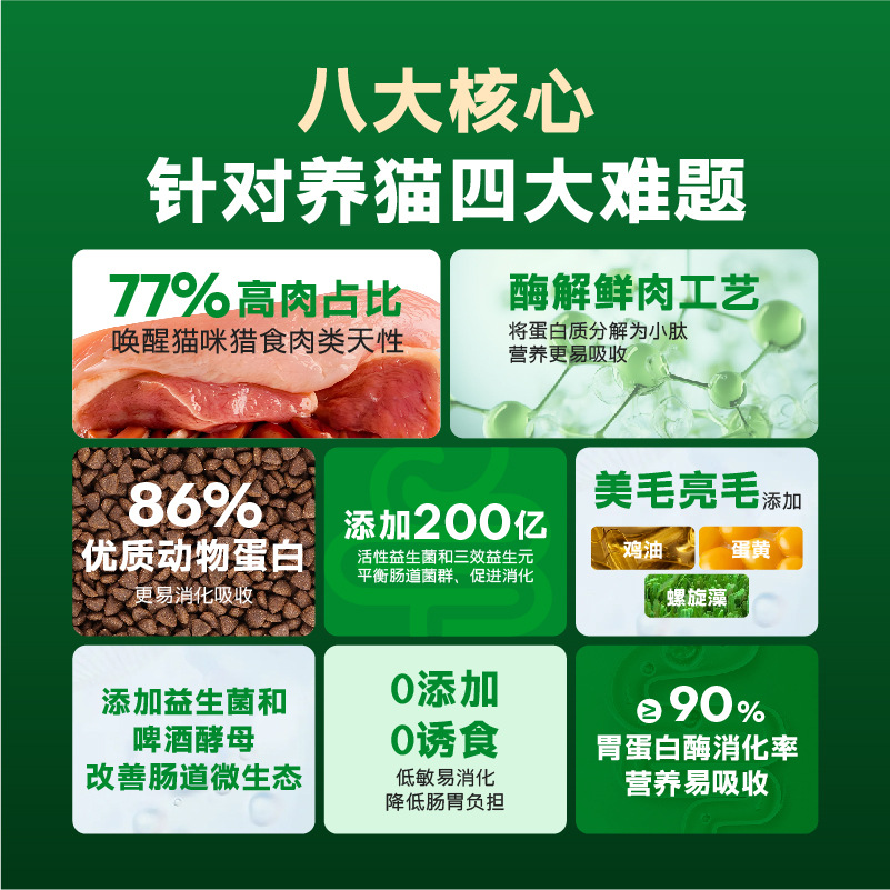 Yingpet Complete Cat Food, All-Stage General-Purpose Cat Food, Cat Staple Food 1.35kg, Direct from the Manufacturer, Supports Dropshipping