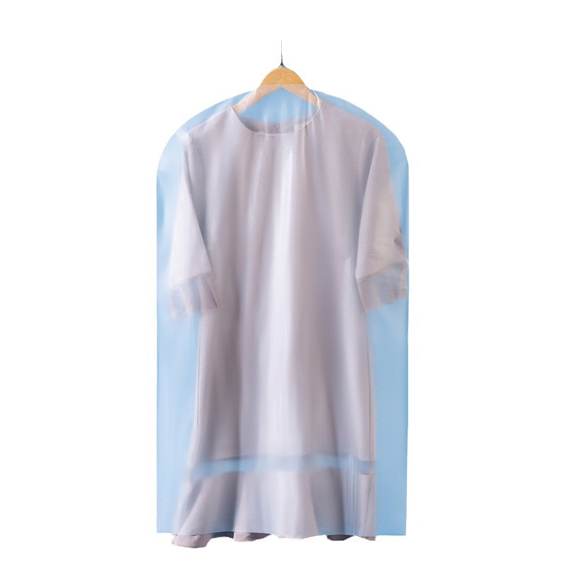 Clothes dust cover waterproof moisture-proof portable dust bag thickened transparent coat hanging dust bag