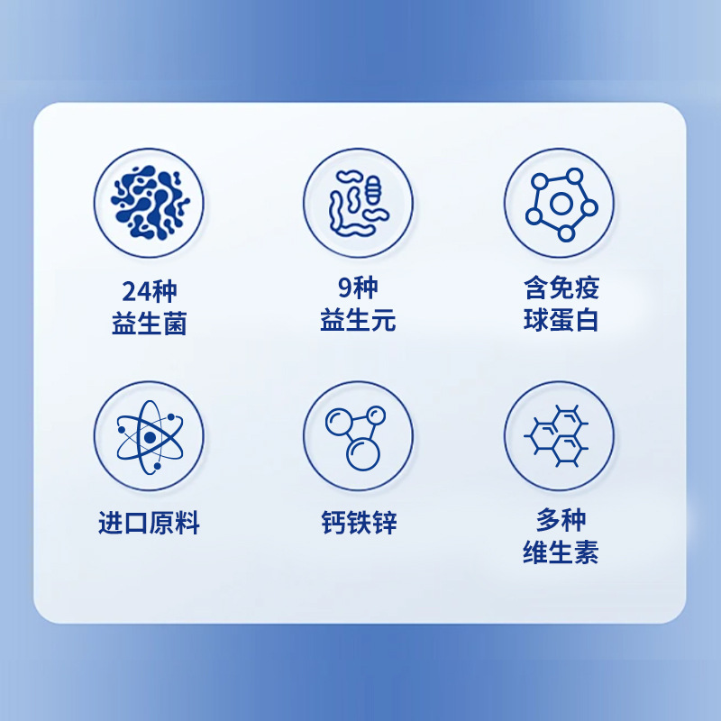 Chinese Medicinal Materials Multi-Vitamin Calcium Iron Zinc Probiotic Powder Probiotic Source Manufacturer Wholesale in Stock Dropshipping