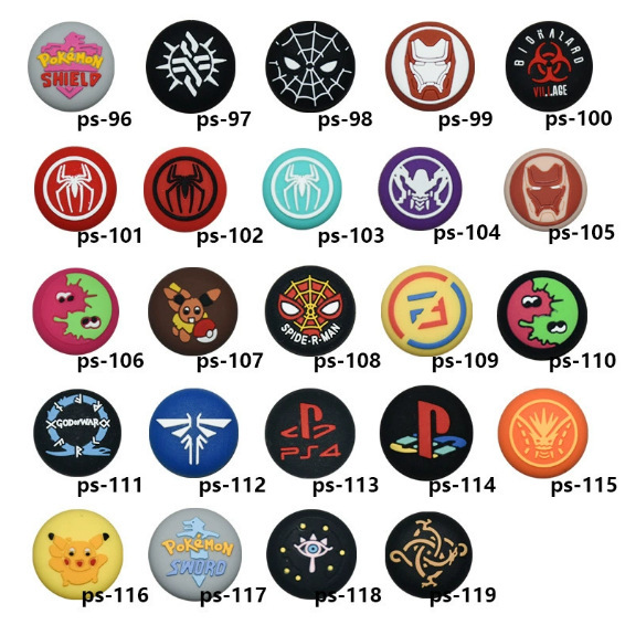 Suitable for Ps4/Ps5 Handle 3D Rocker Cap Game Handle Rocker Button Protective Cap Silicone Cap