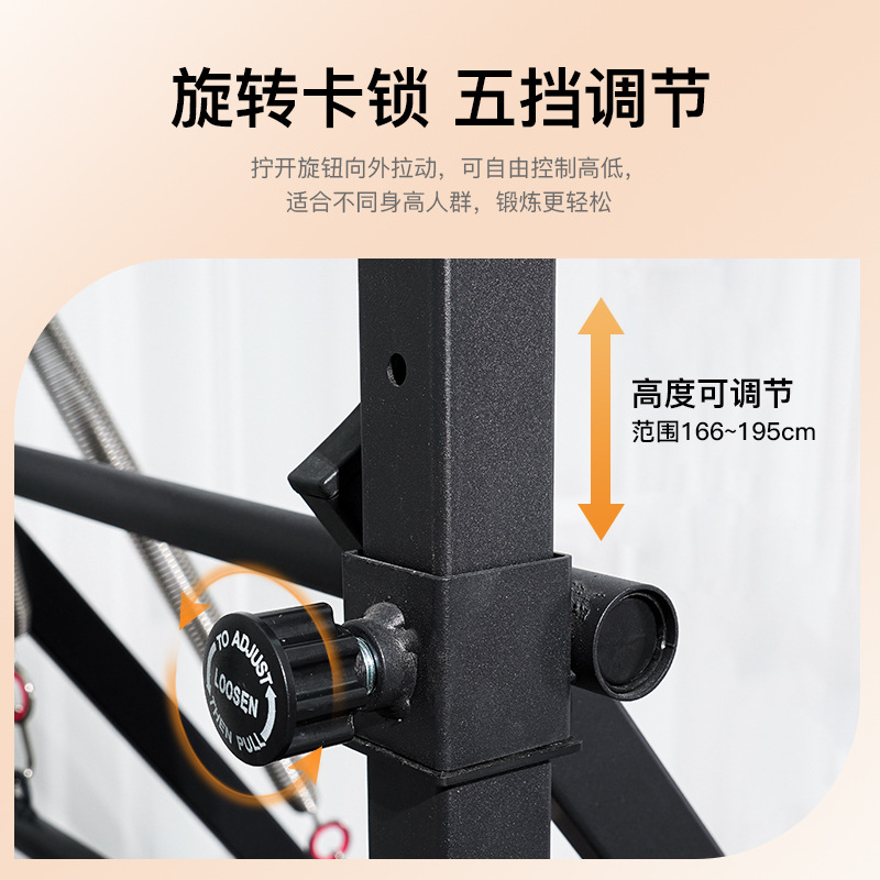 New cross-border household folding Pilates semi-elevated retractable disassembly iron commercial Pilates tower