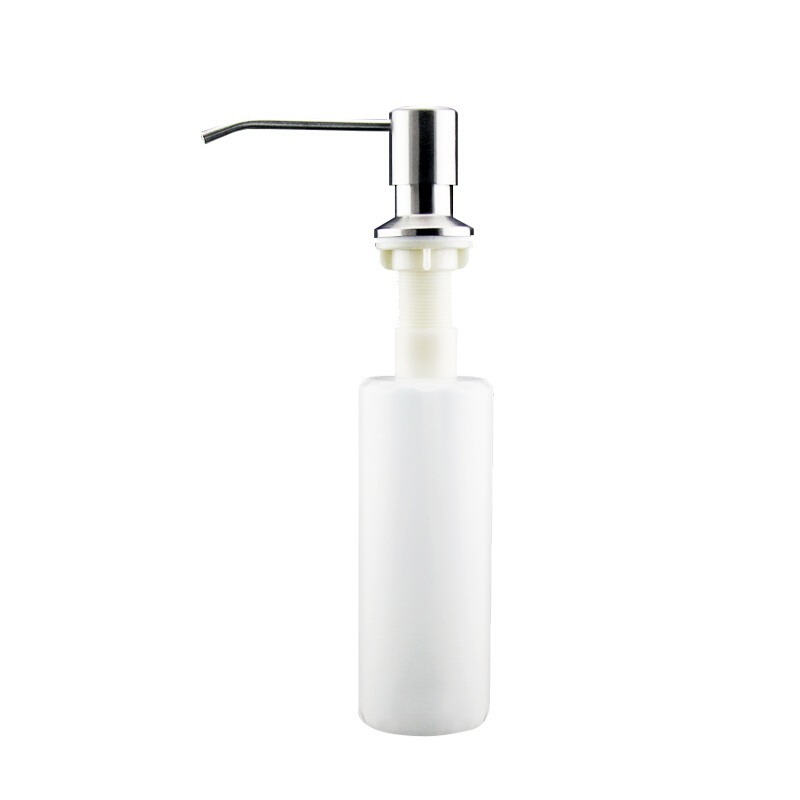 304 Stainless Steel Soap Dispenser Extension Tube Kitchen Sink Soap Dispenser Dishwashing Liquid Bottle Extension Tube Stainless Steel
