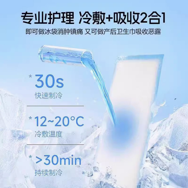 Directly Supplied from the Source, Medical Perineal Cold Compress Pad, Postpartum Natural Birth, Caesarean Section Wound Ice Pad, Ice Pack Care