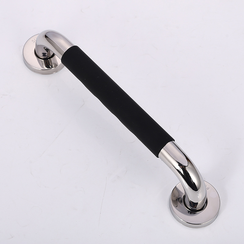 304 Stainless Steel Silicone Handrail Handicap Handrail Barrier-free Elderly Toilet Handrail Non-slip Toilet Handle