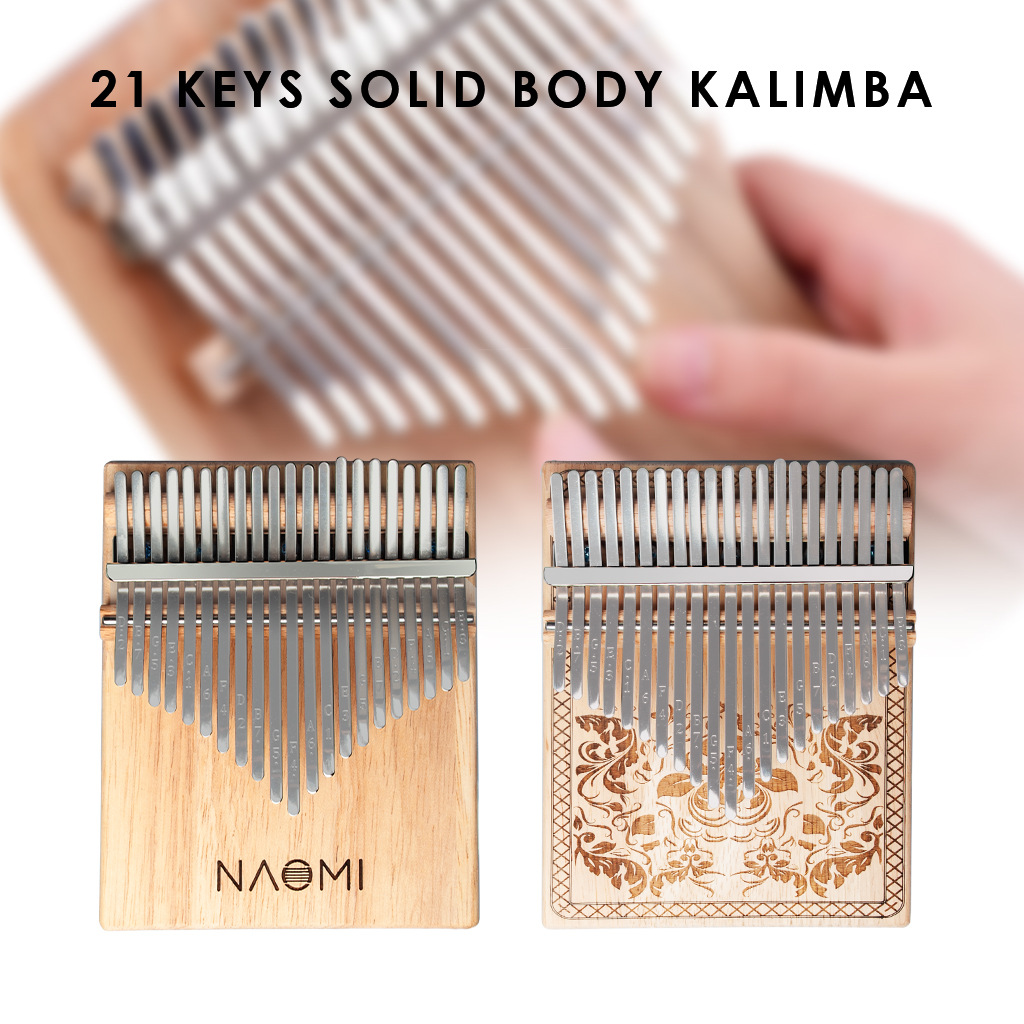 Cross-border solid wood 21-key Kalinba piano kalimba plate type 21-tone Kalinba