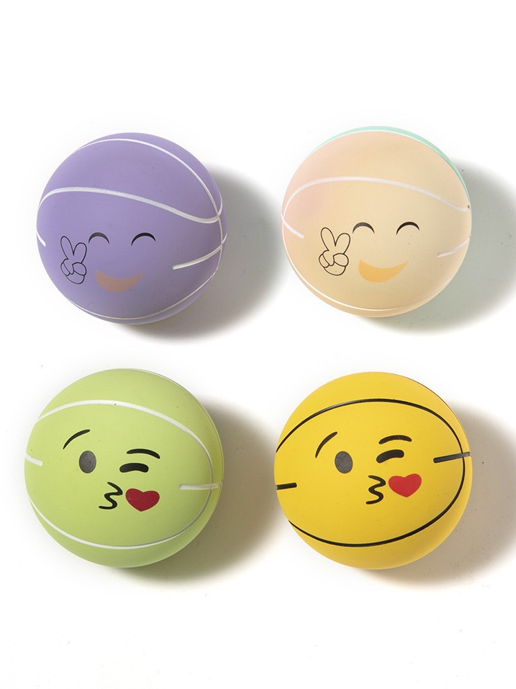 6cm super high elastic mini hollow ball decompression ball rubber hollow basketball children's toy small basketball