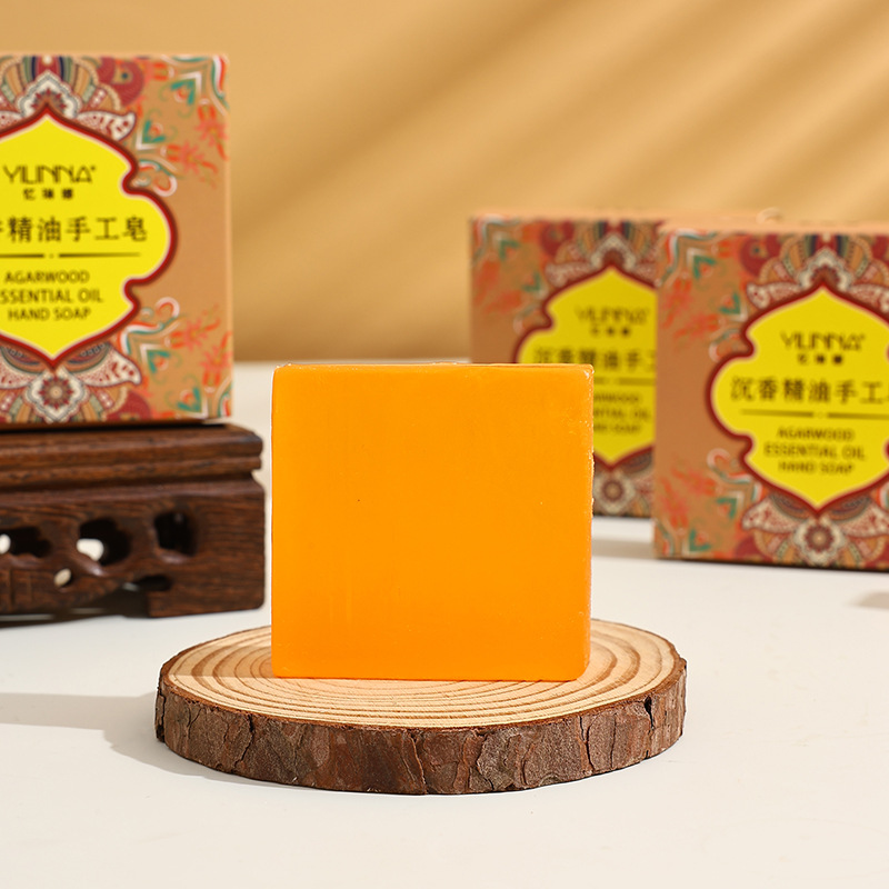 [Yilina] heavy soap aloes essential oil soap handmade soap cleaning and moisturizing 70G 100G