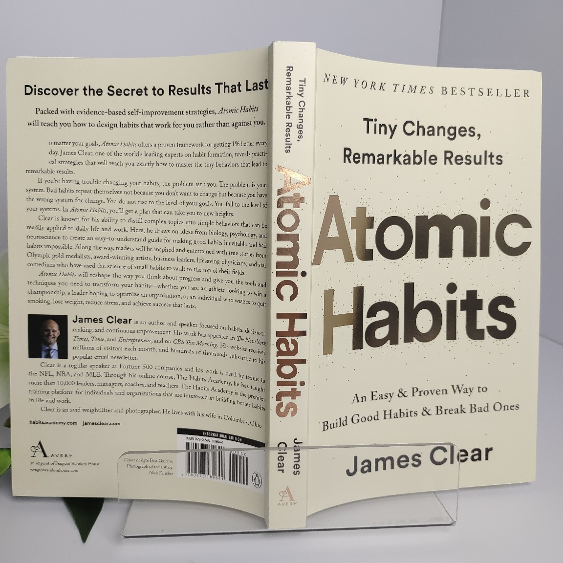 现货 原子习惯 建立好习惯 英文版 Atomic Habits 烫金版