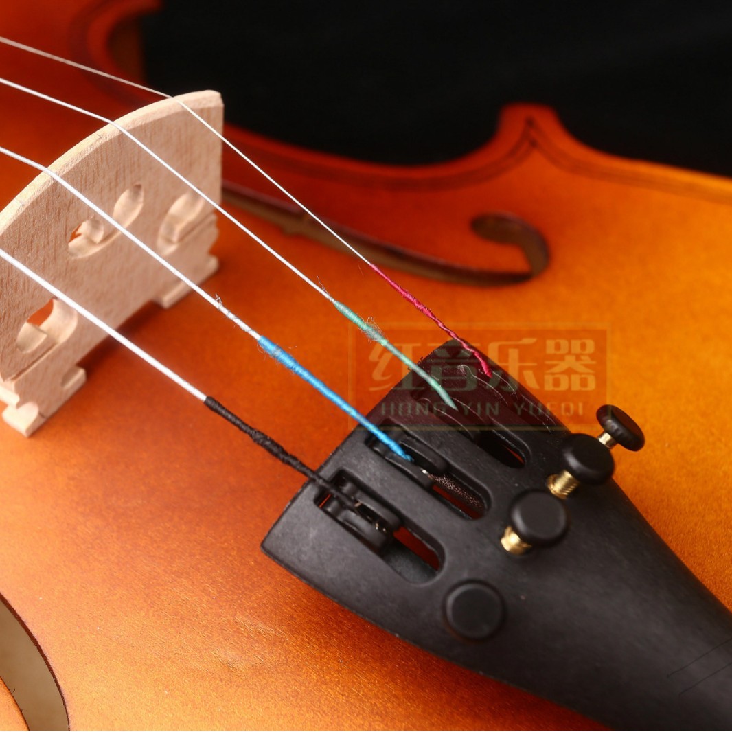Red Sound Violin Handmade Quality Matte Color for Adults and Kidsren Beginners Grade Examination Musical Instrument Purely Handmade