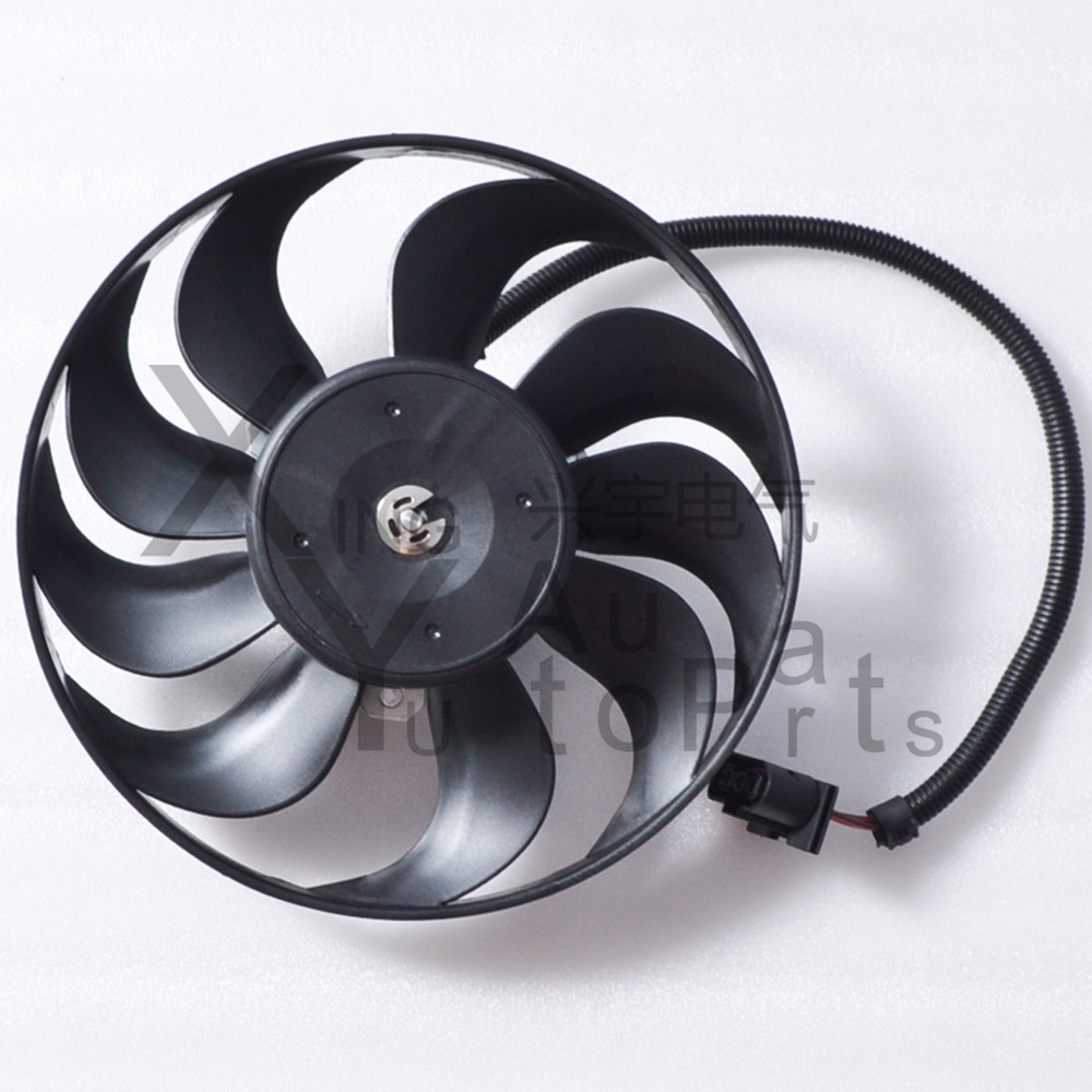 Применимо к Volkswagen Bora вспомогательный вентилятор, электронный вентилятор радиатора 1J0959455K 1J0959455M