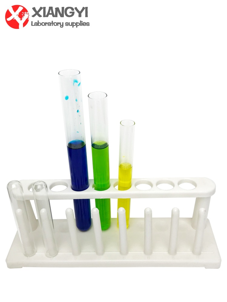 Plastic Test Tube Rack 8 Holes 8 Columns Teaching Instrument Can Be Matched with Test Tube Rubber Stopper Chemical Laboratory Consumables Equipment Instrument