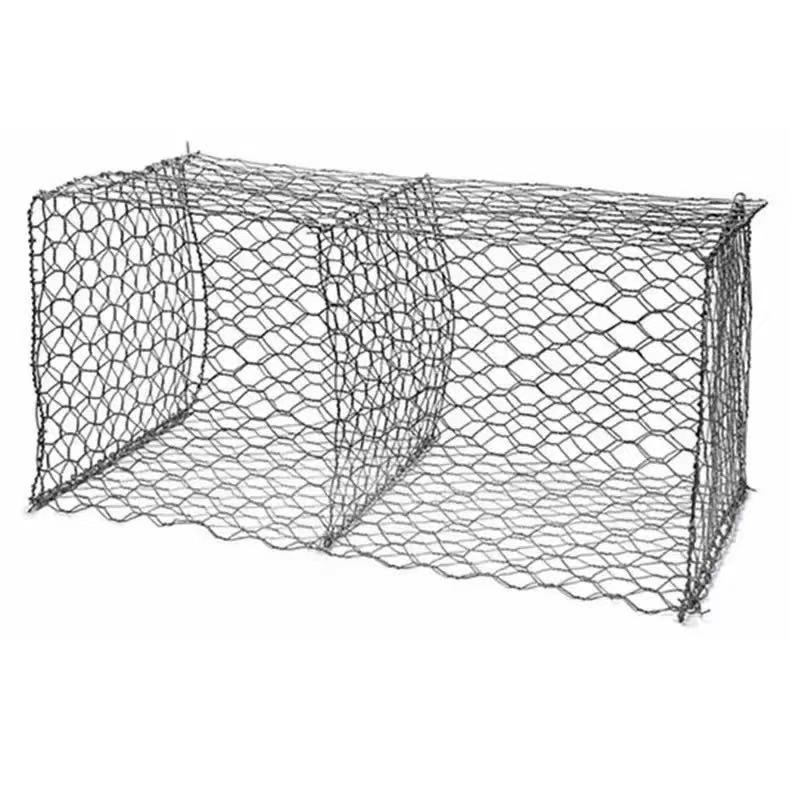 Gabion Cage Stone Cage Mesh Galvanized Stone Cage Mesh Box Lead Wire Cage Flood Control Net Disaster Management Solid Embankment Cage Stone Cage Mesh