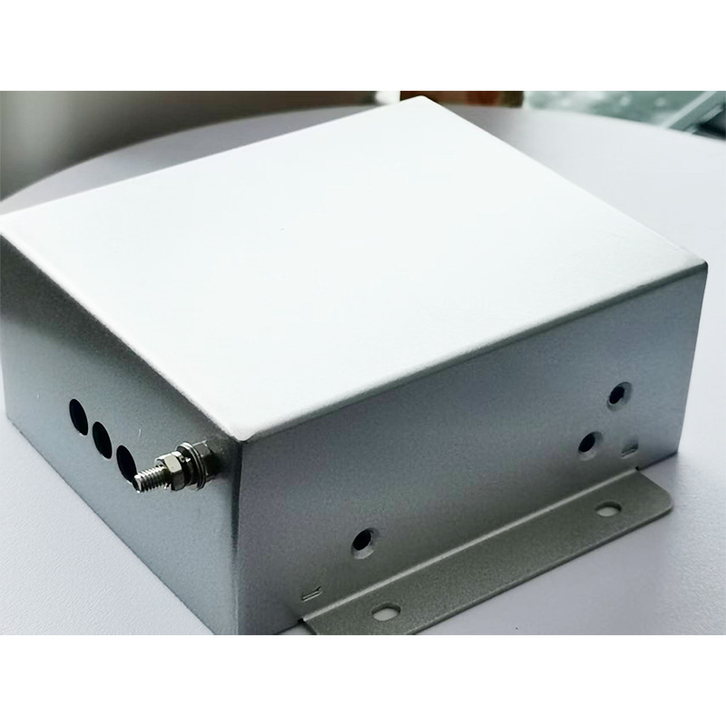 Power Filter Housing, Two Terminal Ports and Three-Phase Three-Wire Port, Silver Spray Paint Surface, Any Size to Choose from