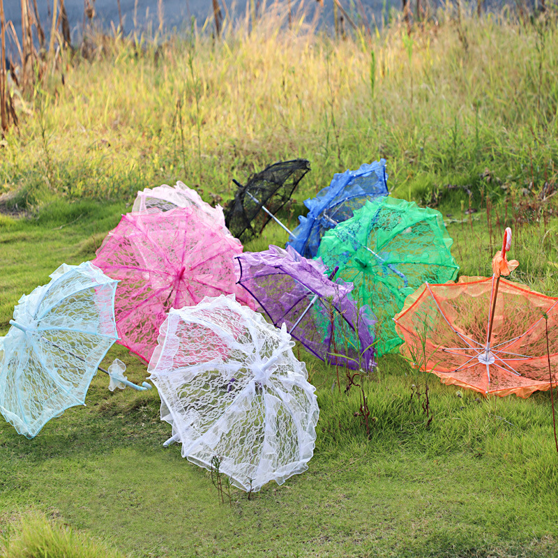European Style Outdoor Wedding Bride Wedding Lace Umbrella Dance Performance prop Umbrella Wedding Photo Decorative Umbrella