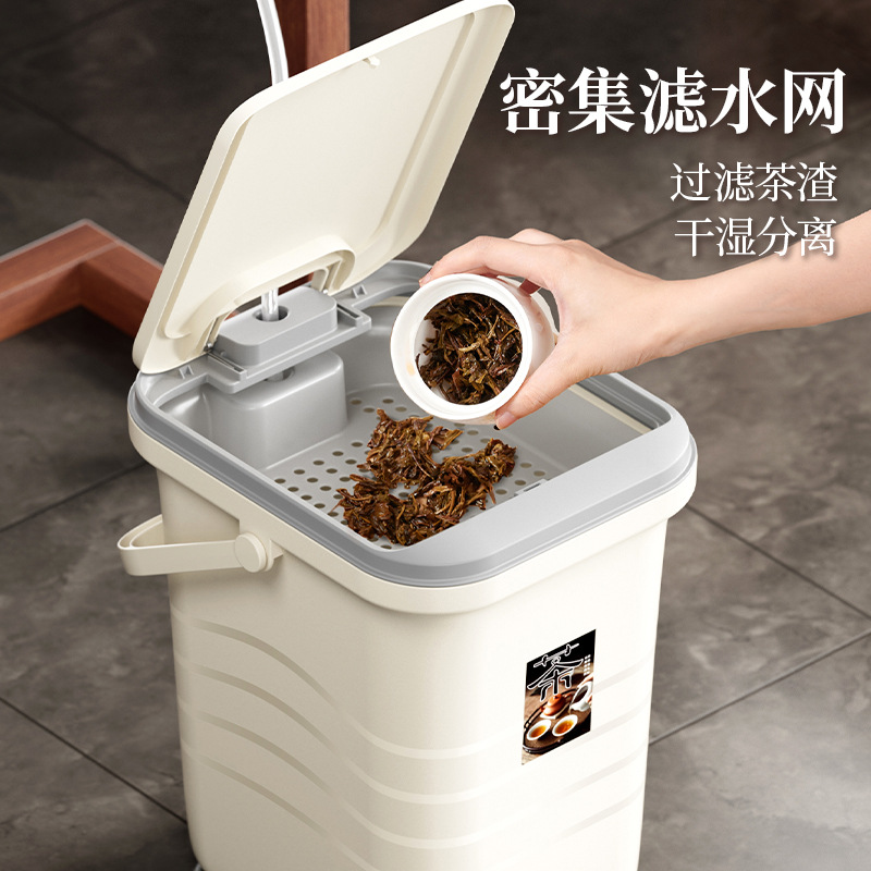 New Chinoiserie Tea Bucket, Tea Bucket, Tea Dregs Bucket, Waste Water Bucket, Tea Ceremony, Tea Set Accessories, Tea Set Accessories, Tea Table Bucket