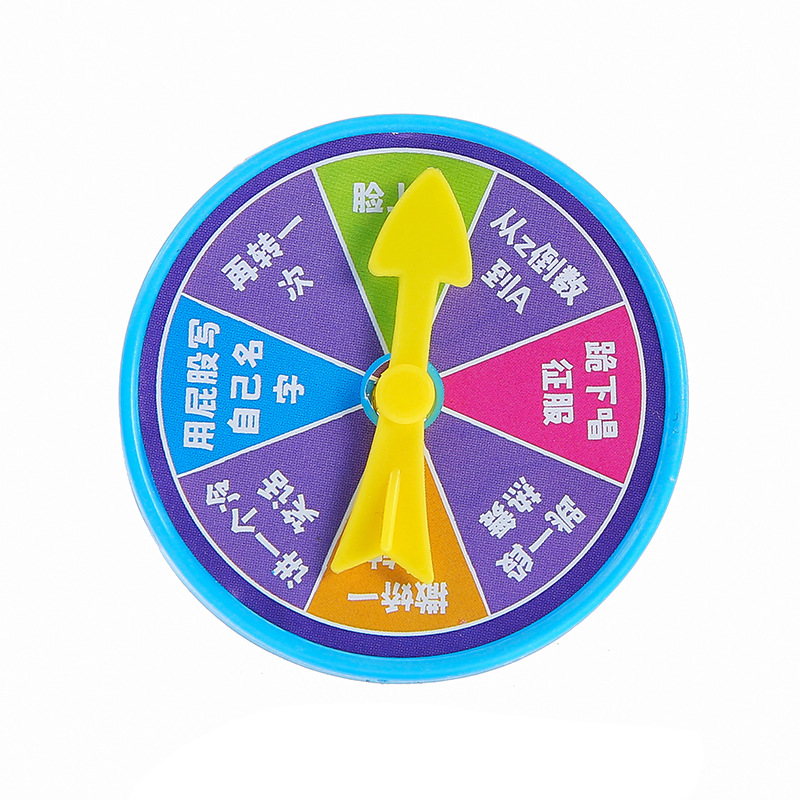 Parent-child interactive game punishment plate toy entertainment small turntable family gathering fun turntable big adventure wholesale