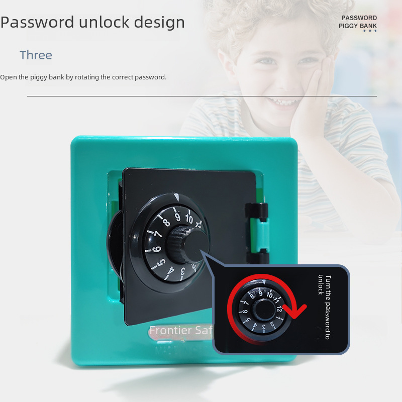 Children's Password Piggy Bank Can Be Entered and Outed, Piggy Bank Can Only Enter and Exit, Creative Gift Ornaments, Children's Toys Wholesale