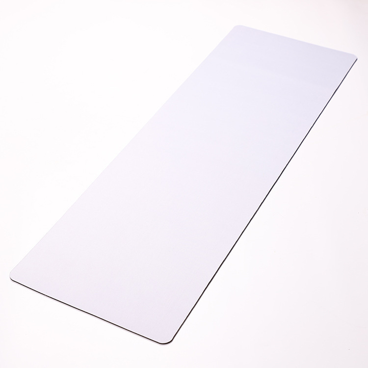 Heat Transfer Blank Mouse Pad Sublimation Plain Pure Black and White Non-Slip Edge-Locking Rubber Pad Roll Sheet Wholesale