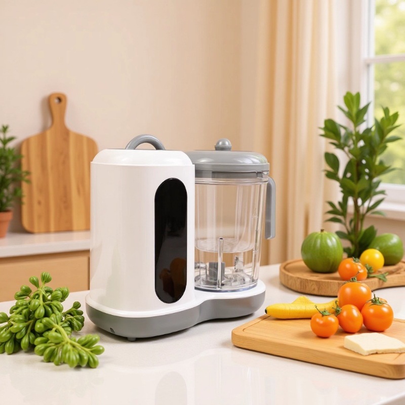 Super Worry-Free Household Baby Food Supplement Machine Multi-Functional Steaming and Mixing All-In-One Baby Food Supplement Machine Grinder Food Processor