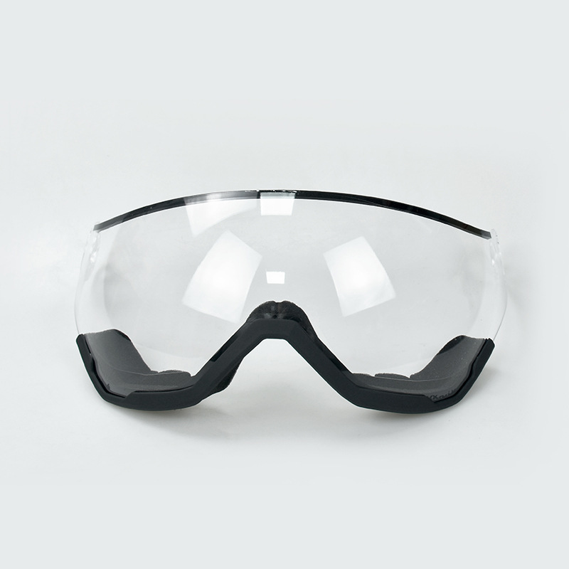 AIDY Factory Wholesale and Retail HD Anti-fog Ski Helmet Lenses Reinforced Transparent PC Windproof Lenses Goggles
