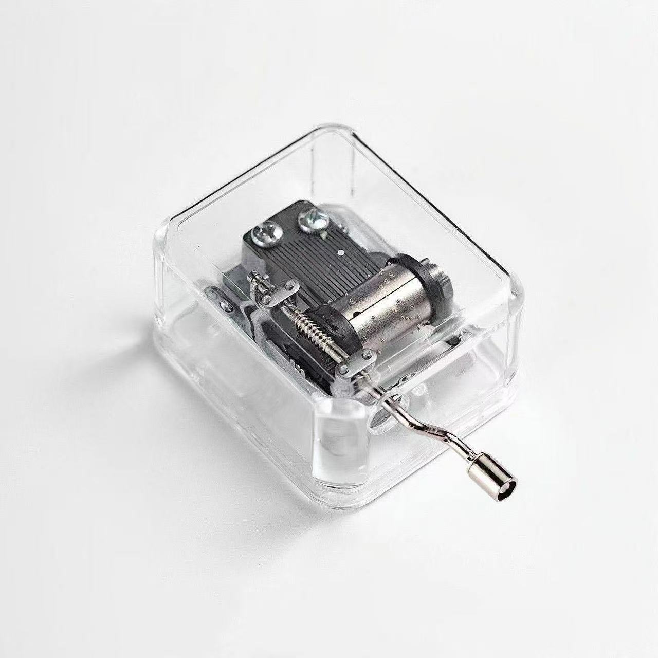 Bird's Poetry Hand-Cranked Music Box Mini Music Box Happy Birthday Song Creative Birthday Gift Toys for Boys and Girls