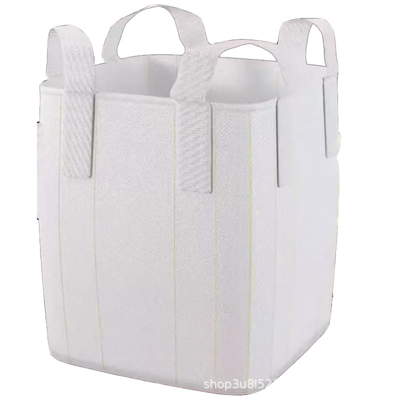 Ton Bag Four-Hook Pp Material Ton Bag Construction Site Load-Bearing Logistics Express Transfer Ton Bag Thickened Pp Ton Bag