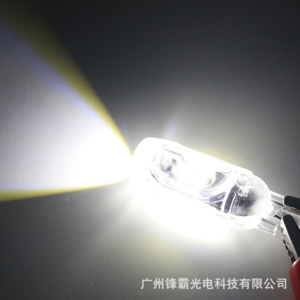 Flash license plate lamp T10 2835 5smd car LED highlight 5W5 infinite decoding car bulb indicator light