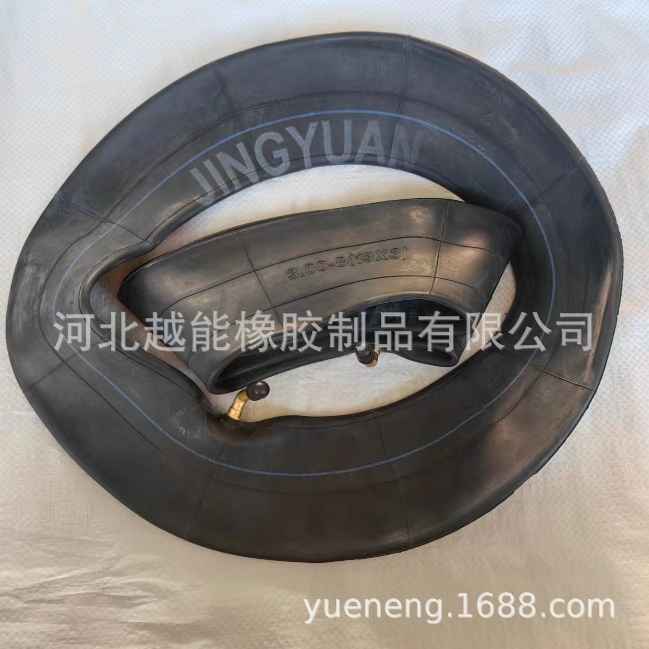 Elderly scooter 300-8 butyl thickened straight mouth curved inner tube electric car 14X2.50 curved inner tube inner belt