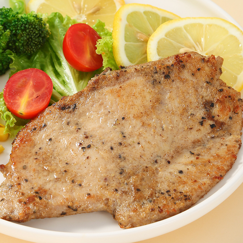 120G/100G Chicken Steak Commercial Wholesale Fitness Breakfast Chicken Steak Low-Fat Meal Replacement Chicken Breast Semi-Finished Product