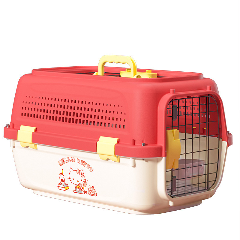 Hellokitt Genuine Co-Branded Flight Case Can Be Shipped by Air, Portable Cat Cage, Dog Satchel Pet Car