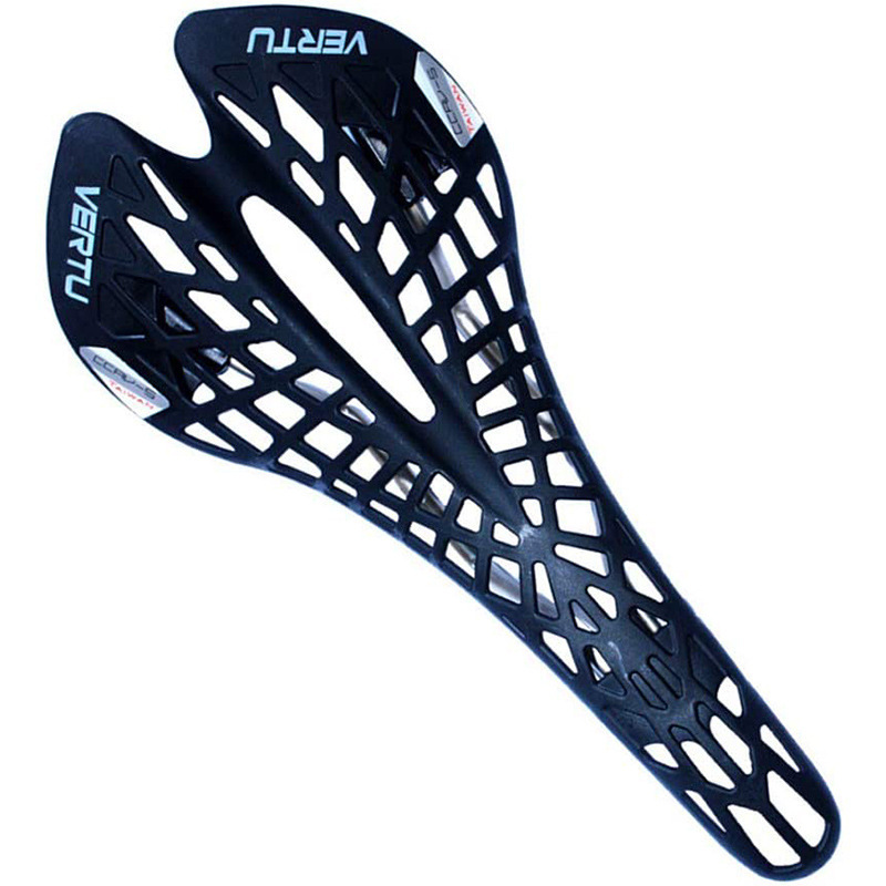 Bicycle Super Light Shock Absorbing Spider Web Cushion Hollow Cushion for Mountain Highway Bicycle Comfortable Saddle Breathable Seat