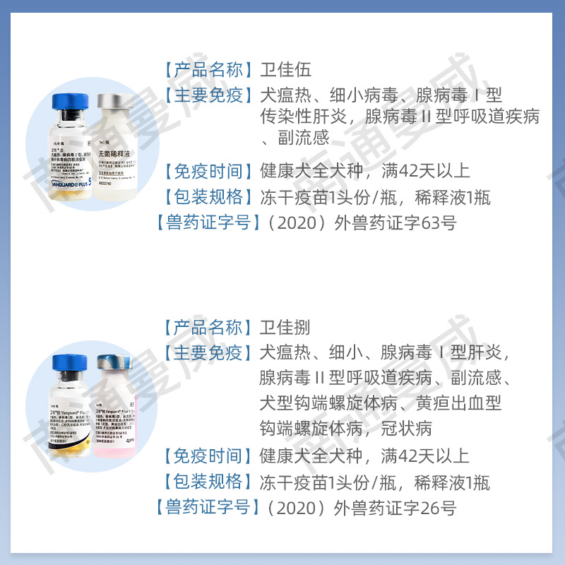 Miaoliduo Cat Vaccine Weijia Weijia 5 Wuwu 8 Yao Crazy Dog Cat Triple Dog Pet Vaccine Cat Dog