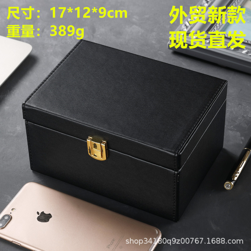 Коробка для хранения ключей автомобиля с защитой от RFID-сигналов, антивандальная, кожаная