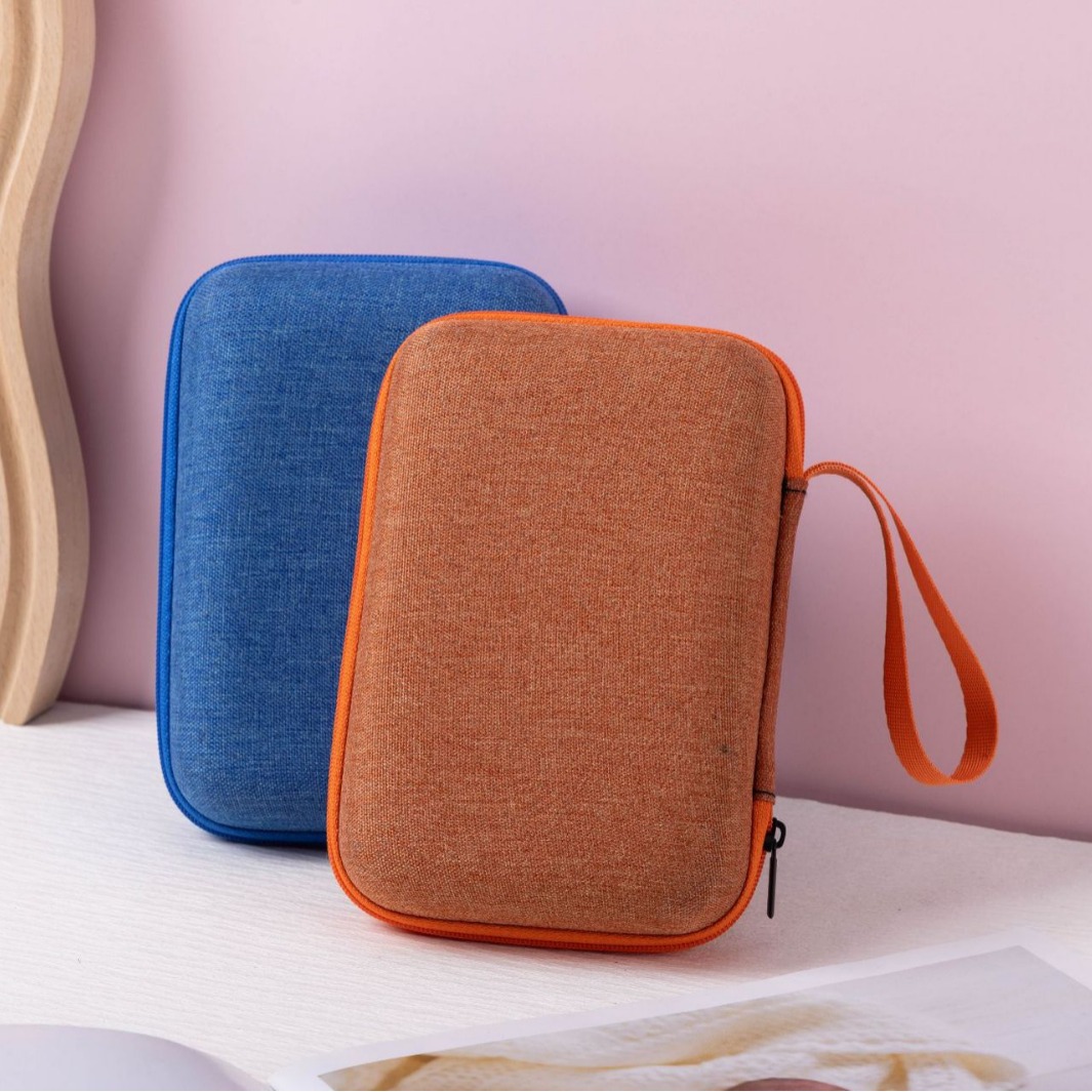 Processing and Customization 2.5inch Mobile Hard Drive Bag Eva Headphone Cosmetics Bag 3C Digital Packaging Box Mobile Power Supply Bag