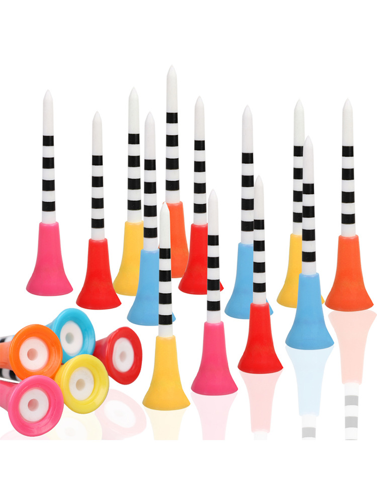 Golf Plastic Nail Soft Rubber Head Cover 84mm Seat Practice Serve Golf tee Golf Accessories