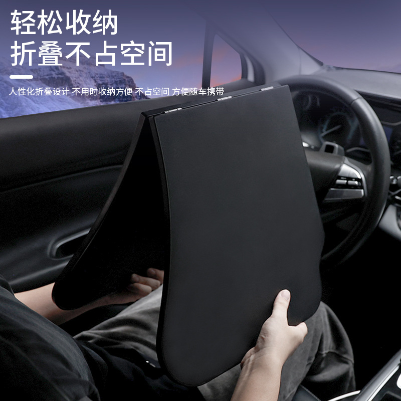 Car-Mounted Folding Table Stand Steering Wheel Dining Table Car Computer Desk In-Car Co-Driver Small Table
