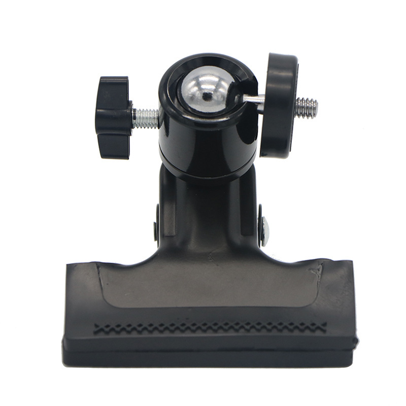 Powerful Clamp Universal Gimbal Lamp Head Flash Digital Camera Live Broadcast Small Ball Type Semi-Metal Fixed Auxiliary Iron Clamp