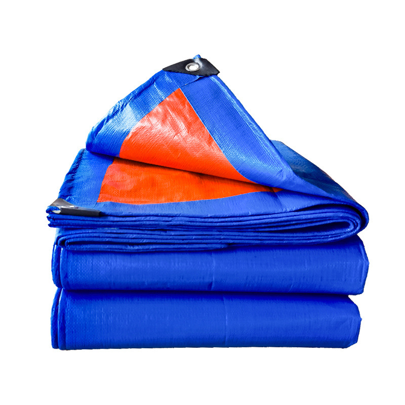 [Beisheng] factory wholesale plastic tarpaulin thickened tarpaulin tarpaulin tarpaulin blue orange red sunshade pe tarpaulin