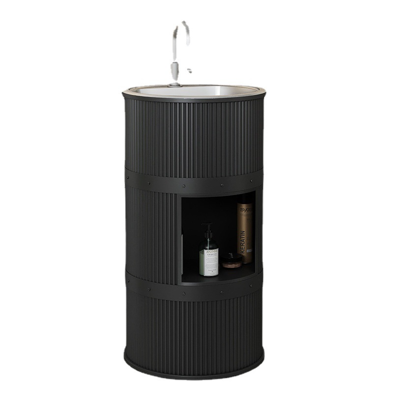 Wrought Iron Wash Basin Retro Industrial Wind Oil Bucket Creative Toilet Washstand Toilet Personalized Washbasin Washstand