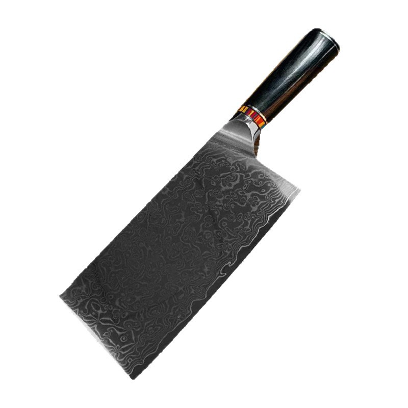 Damascus Steel Slicing Knife Household Chef Meat Cleaver Kitchen Knife Sharp Knife 049