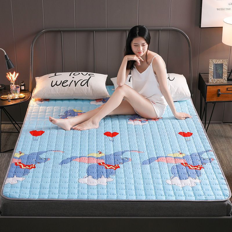 Four-Season Universal Machine Washable Mattress Bed Pad Tatami Anti-Slip Protective Pad Mattress Single and Double Student Dormitory
