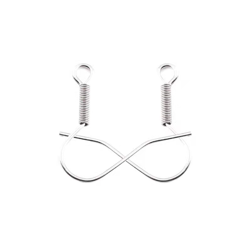 Factory direct ear hook earring accessories without Round beads ear hook earring accessories wholesale factory direct sales