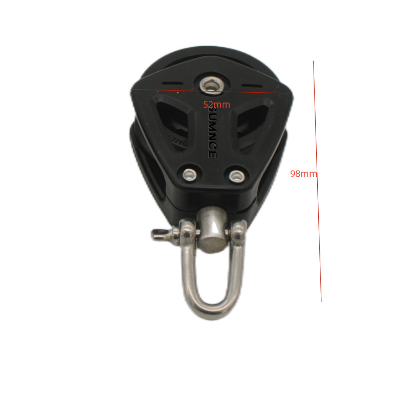 Cross Border Spot Double Nylon Pulley Kayak Canoe Pulley Sailing Pulley Pilates Accessories