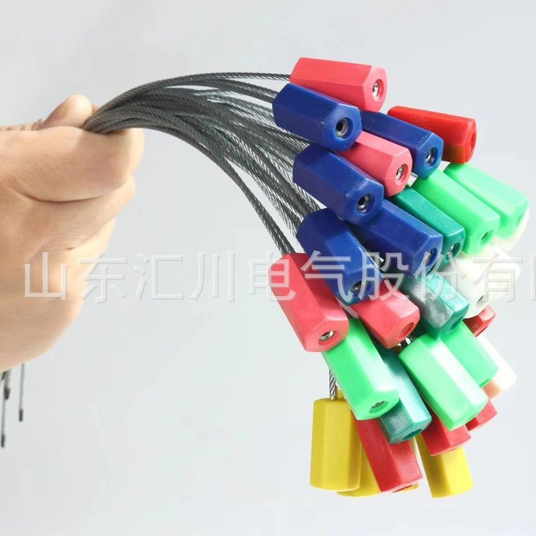 Одноразовая стальная проволочная пломба для контейнеров, логистики, блокировки грузовиков, шестиугольная пломба