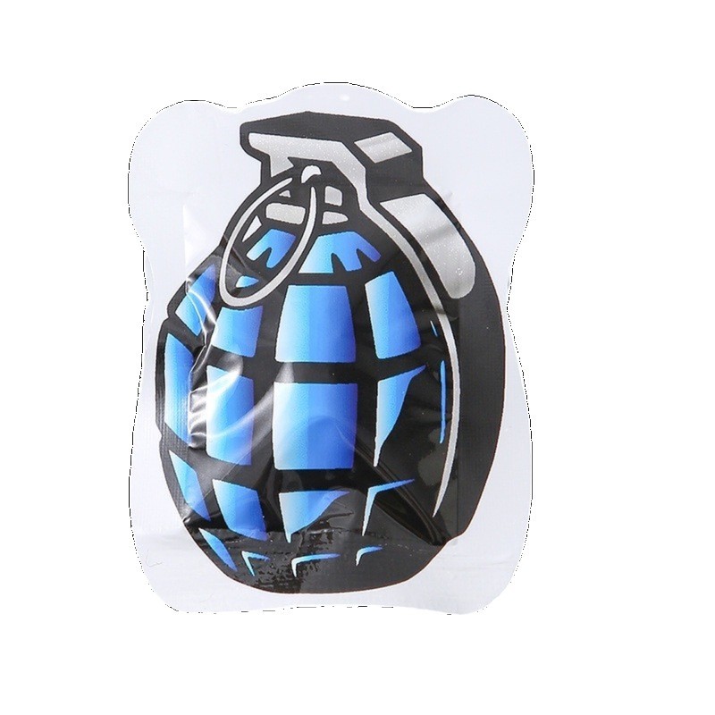 Trendy Viral Self-Explosive Grenade Funny Realistic Scare Toy Automatic Inflatable Small Colorful Grenade Toy Wholesale Dropshipping