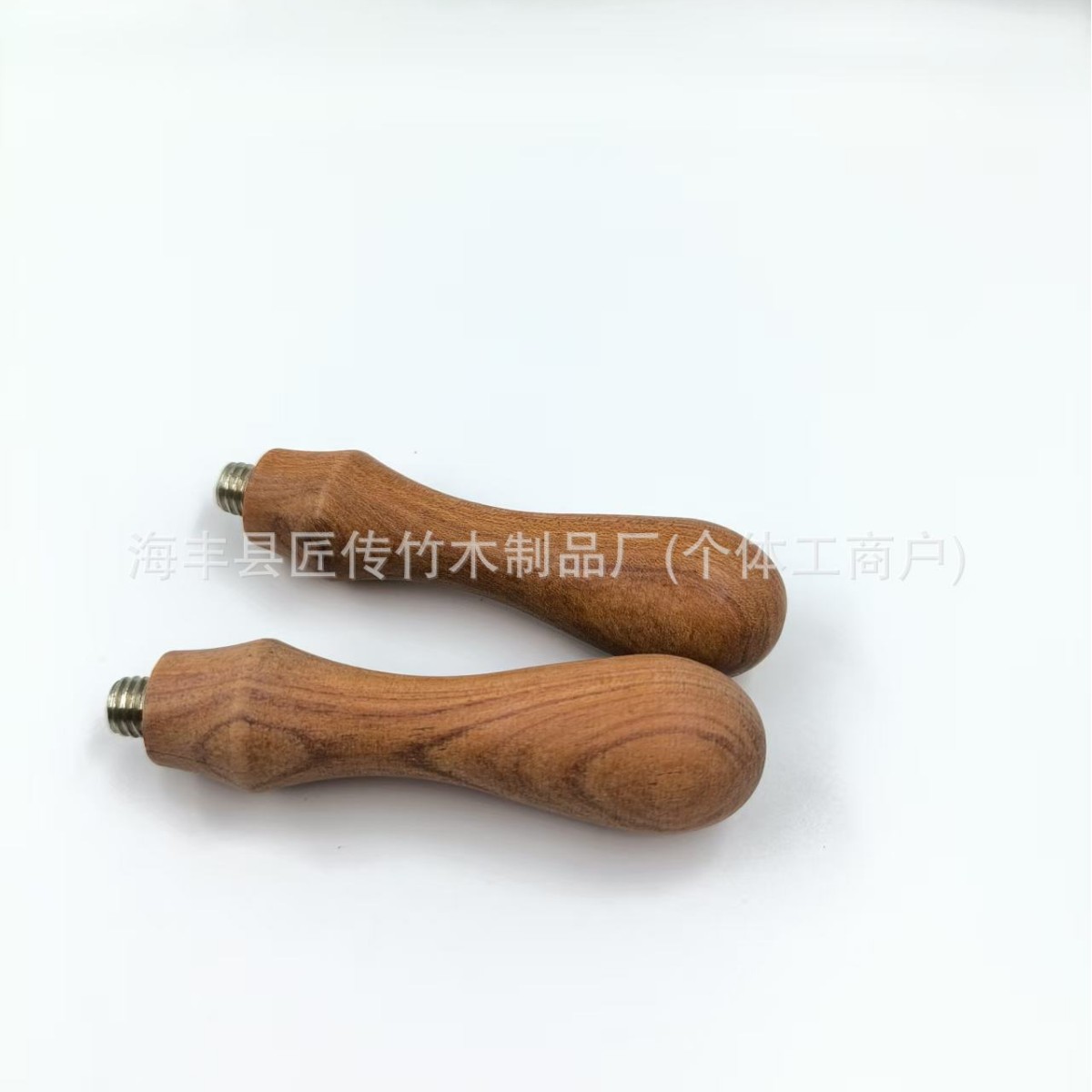 Manufacturer's Ready-Made Fire Paint Seal Handle, Rosewood Seal Handle, European Retro Fire Paint Seal Handle